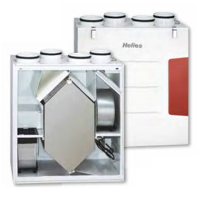 Устройство для вентиляции двухсторонний поток - KWL EC 300 series - Helios Ventilation