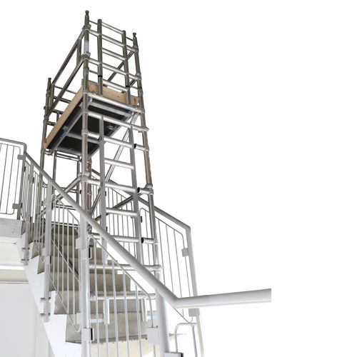 Вышка-тура с лестницами - stair access tower - Euro Towers Ltd - для фасада / модульная