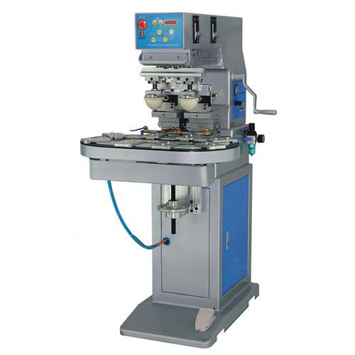 Машина для тампопечати с закрытым красочным аппаратом - S2-250C/8T - LC Printing Machine Factory Limited - полуавтоматическая / 2-цветная / для игрушечной промышленности