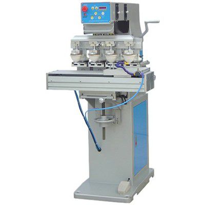 Машина для тампопечати с закрытым красочным аппаратом - S4-250T - LC Printing Machine Factory Limited - 4-цветная / для игрушечной промышленности / для электронного компонента