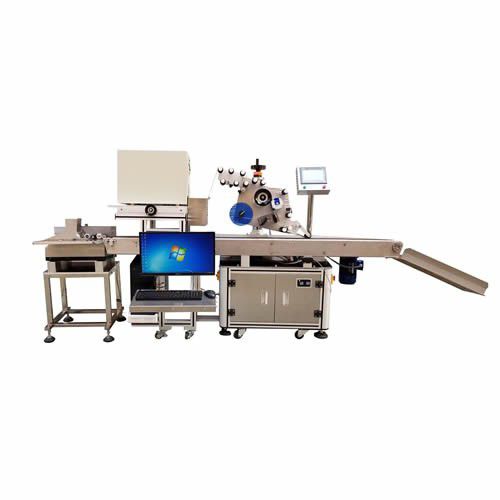 Этикетировочная машина контролируемая PLC - ALM-115P - LC Printing Machine Factory Limited - полуавтоматическая / для бутылок / для труб