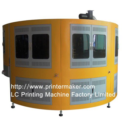 Автоматическая машина для трафаретной печати - SGL-104 - LC Printing Machine Factory Limited - полностью автоматическая / цветная / для производства стекла