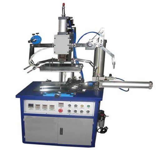 Электропневматический станок для горячего тиснения фольгой - H-360 - LC Printing Machine Factory Limited - для широкоформатной печати / с автоматическим источником питания / для кожи