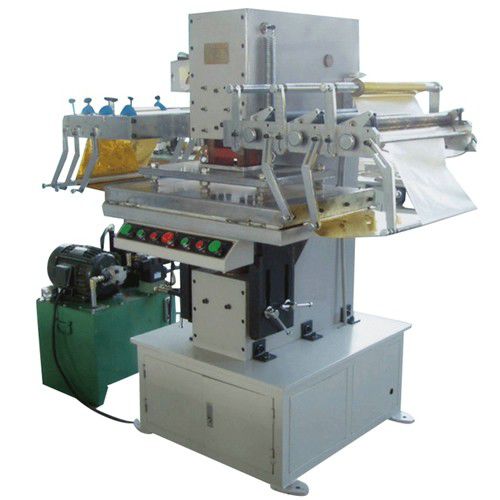 Электропневматический станок для горячего тиснения фольгой - H-TC-60T - LC Printing Machine Factory Limited - для широкоформатной печати / с автоматическим источником питания / для кожи