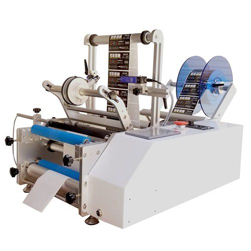 Полуавтоматическая этикетировочная машина - LM-41311 - LC Printing Machine Factory Limited - для бутылок / для наклеивания на боковую часть / полусферическая
