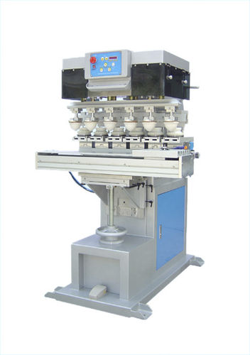 Машина для тампопечати с закрытым красочным аппаратом - M6-250T  - LC Printing Machine Factory Limited - электропневматическая