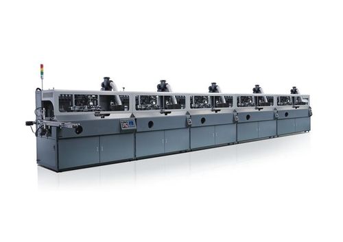 Автоматическая машина для трафаретной печати - S-105  - LC Printing Machine Factory Limited - 5-цветная