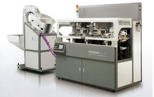 Автоматическая машина для трафаретной печати - ASH-107 - LC Printing Machine Factory Limited - 3-цветная / для производства стекла