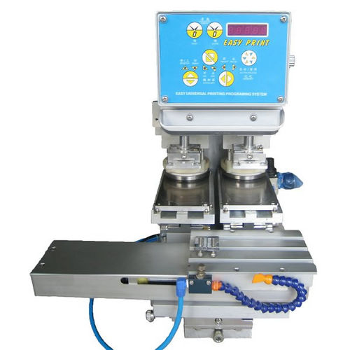 Машина для тампопечати с закрытым красочным аппаратом - Mini-TP2-215T - LC Printing Machine Factory Limited - полуавтоматическая / 2-цветная / для электронной промышленности