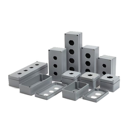 Корпус для нажимной кнопки - AL series - BOXCO Inc. - прямоугольный / из алюминия / для выключателя