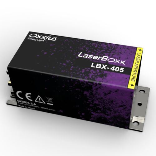 Лазерный диод непрерывного действия - LBX-405 - Oxxius - импульсный / твердотельный / видимого диапазона