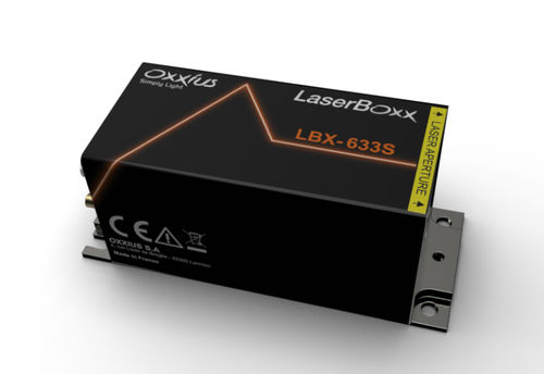 Лазер с продольной модой - LBX-633S - Oxxius - CW / твердотельный / красный