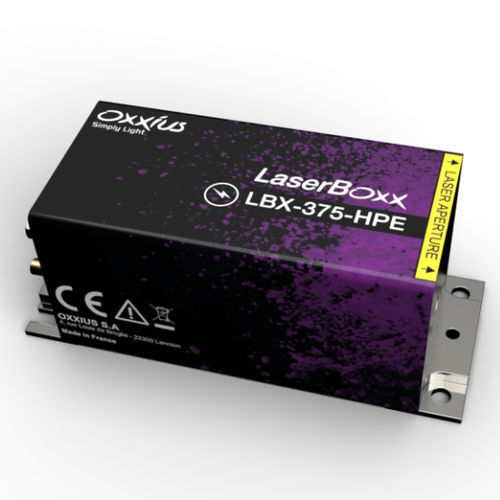 Лазерный диод высокая мощность - LBX-375-HPE - Oxxius - непрерывного действия / твердотельный / видимого диапазона