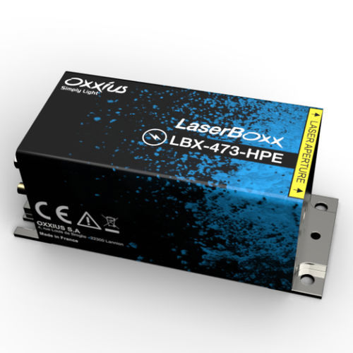 Лазерный диод высокая мощность - LBX-473-HPE - Oxxius - непрерывного действия / твердотельный / видимого диапазона