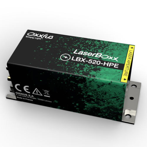Лазерный диод высокая мощность - LBX-520-HPE - Oxxius - непрерывного действия / твердотельный / видимого диапазона