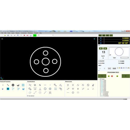Программное обеспечение механический анализ - CMS 2000 - Electronica Mechatronic Systems (I) Pvt Ltd - для анализа измерения габаритов / метрологии / для сложных форм