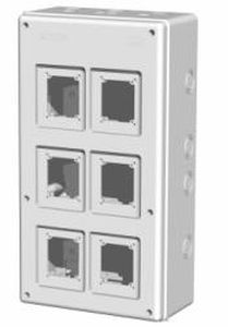 Настенный распределительный шкаф - INDUBOX Series - Portalamparas y Accesorios SOLERA S.A. - из стали / герметичный / для распределения электроэнергии