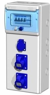 Оборудованный распределительный шкаф - EN 60439 | INDUBOX Series - Portalamparas y Accesorios SOLERA S.A. - из ABS / для распределения электроэнергии / с электрической розеткой