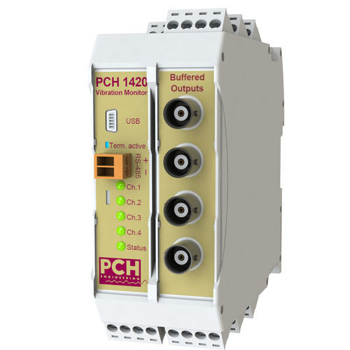 Датчик вибраций для контроля - PCH 1420 - PCH Engineering A/S - с кондиционером вибраций / для IIoT