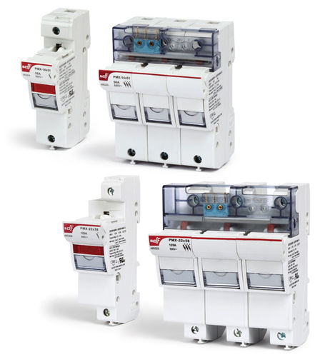 Монтируемая сменная часть плавкого предохранителя на DIN-рейке - PMX series - DF ELECTRIC - IEC / модульная