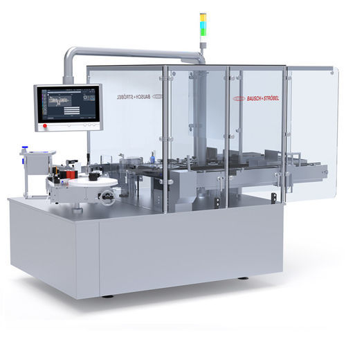 Этикетировочная машина контролируемая PLC - ESA Series - Bausch + Ströbel Maschinenfabrik Ilshofen GmbH+Co. KG - для бутылок / для самоклеящейся этикетки / компактная