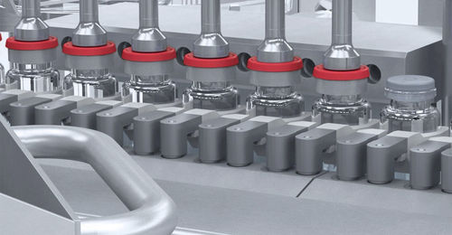 Линия розлива и укупорки для бутылок - LBC 40606 - Bausch + Ströbel Maschinenfabrik Ilshofen GmbH+Co. KG - для использования в фармацевтике
