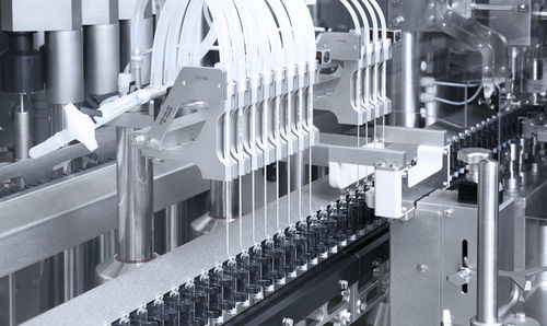 Линия розлива и укупорки для флакона - KFM series - Bausch + Ströbel Maschinenfabrik Ilshofen GmbH+Co. KG - для стерилизации