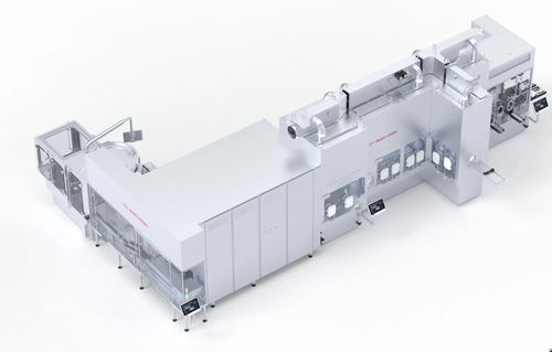 Очистительная установка со струей воды - ARM series - Bausch + Ströbel Maschinenfabrik Ilshofen GmbH+Co. KG - автоматическая / для фармацевтической промышленности / для бутылок