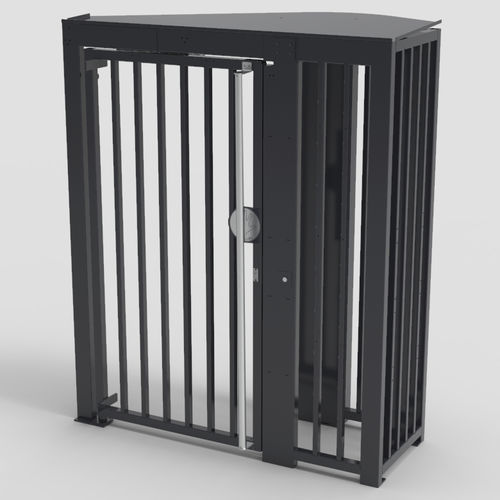 Пешеходный портал - B620 OUTDOOR - BOLLORE PROTECTION SAS - створчатый / с ручным управлением / для устройства считывания с карт