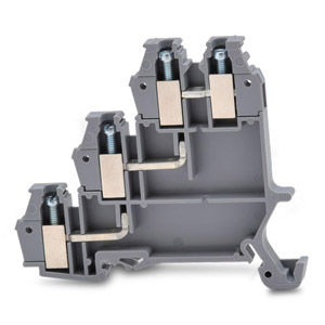 Клеммная колодка на DIN-рейке - 43505 series - Morsettitalia - с винтовым соединением / из пластмассы / проходная