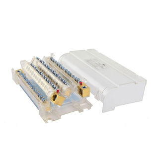 Клеммная колодка на DIN-рейке - 41644 - Morsettitalia - с винтовым соединением