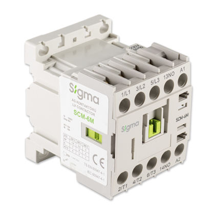 Миниатюрный контактор - SIGMA ELEKTRIK - мощность / для двигателя / 3 полюса