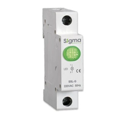 Световой индикатор LED - SIGMA ELEKTRIK - на DIN-рейке / AC/DC