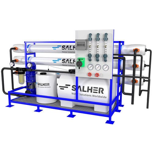 Автоматизированная станция обработки - PUR-MAXIRO series - Salher - с производством деминерализованной воды / для воды / мобильная