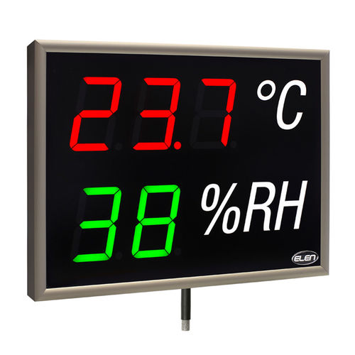Табло LED - NDA 100/3-2 THS RG L20 230AC LAN - ELEN, s.r.o. - цветное / 7 сегментов / для измерения температуры