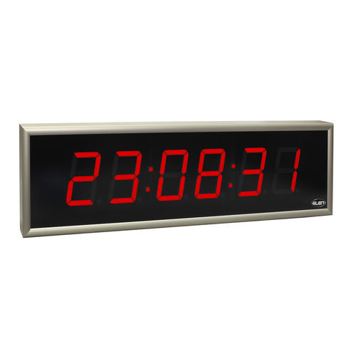Настенное часы - NDC 100/6 R L20 PoE LAN - ELEN, s.r.o. - светодиодное / цифровое / для сети