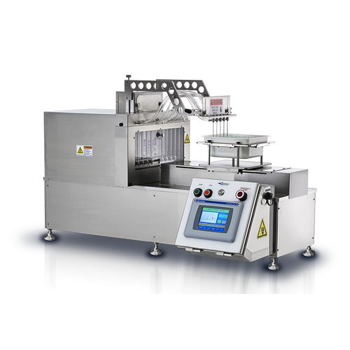 Полуавтоматическая наполнительная машина - F329HE - Cozzoli Machine Company - для шприцев / для жидкости / для фармацевтической промышленности