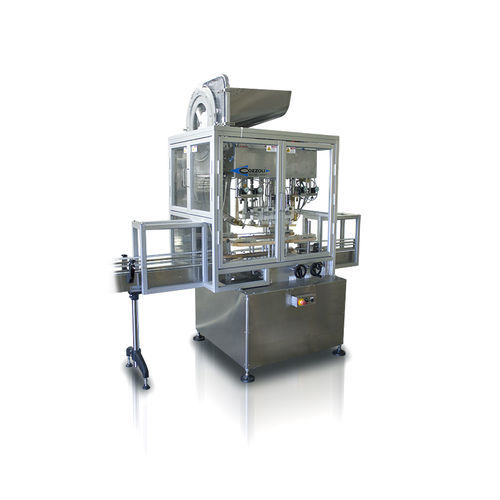 Ротационное устройство закупорки бутылок - Versa Cap  - Cozzoli Machine Company - с диском / вертикальное / полностью автоматическое