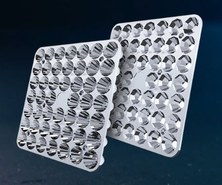Оптический рефлектор для освещения - KCLP48CRSM Series - KHATOD OPTOELECTRONIC S.r.l. - для светодиода / квадратный