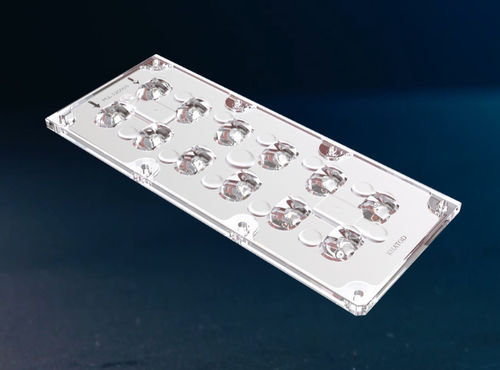 Линзовый растр другая геометрия - NACTUS 6x2 - KHATOD OPTOELECTRONIC S.r.l. - из пластика / для светодиода