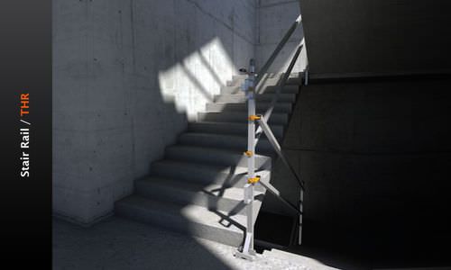 Оцинкованное ограждение - Telescopic Stair Rail - THR - Integrity Worldwide Inc. - из стали