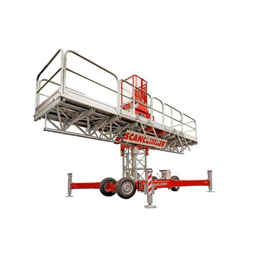 Двухмачтовая платформа на мачте - Maxus SC5000 - Scanclimber Oy