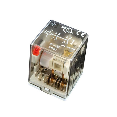 Электромеханическое реле 24 Vcc - D-YB series - Mors Smitt BV - мощности / штекерное