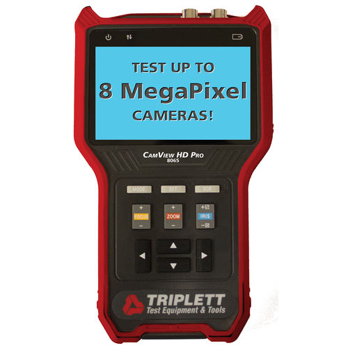 Испытательное устройство для телекоммуникационной сети - CamView HD Pro 8065 - Triplett - с камерой / переносное