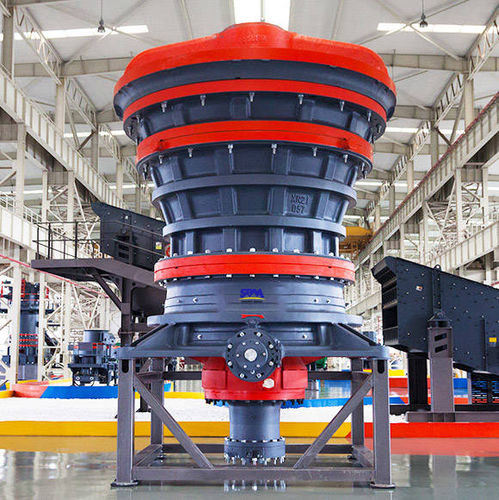 Конусная камнедробилка - HGT series - Shibang Industry & Technology Group Co., Ltd. - стационарная / высокая производительность / первичная