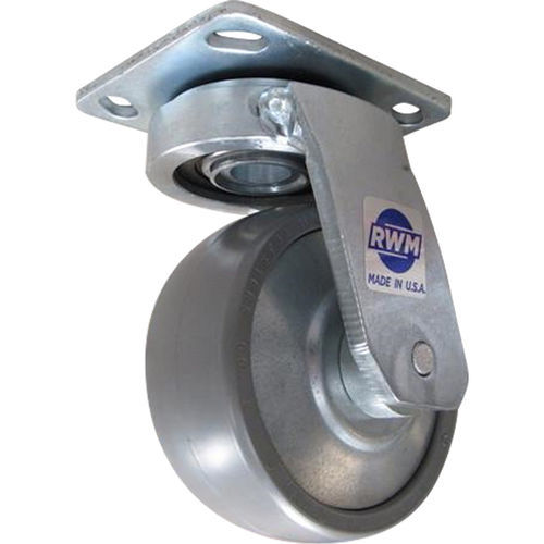 Поворотный ролик - RK 48 - RWM Casters - с пластиной / из полипропилена / из оцинкованной стали