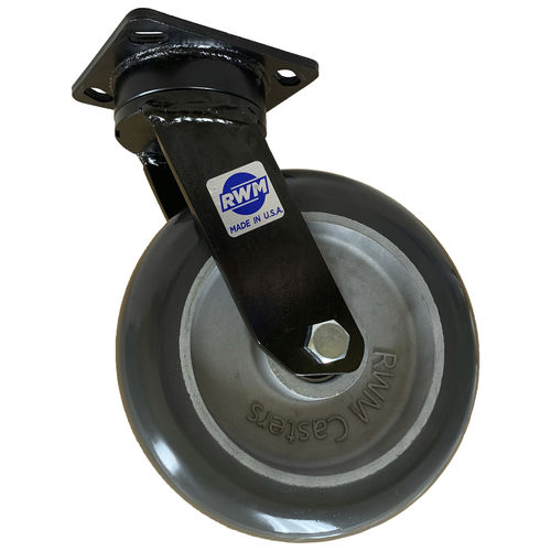 Поворотный ролик - Freedom® 58  - RWM Casters - с пластиной / для средних нагрузок