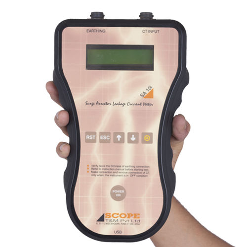 Тестер сопротивление - SA 10i - SCOPE T&M Pvt. Ltd. - тока утечки / ограничителя перенапряжений / переносной