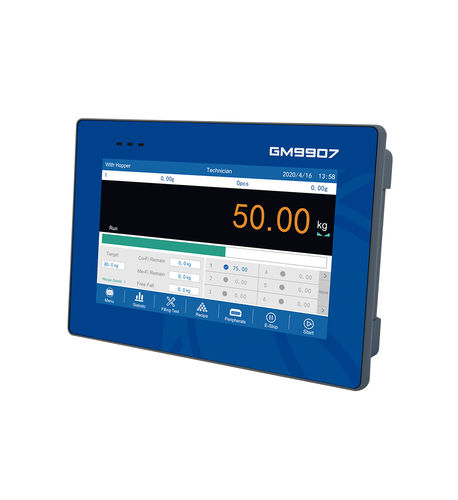 Многоканальный contrôleur de pesage - GM9907 - General Measure Technology Co., Ltd - ModBUS RTU / IP65 / с сенсорным экраном