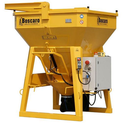 Конический ковш для подачи бетона - BCE-R - Boscaro s.r.l. - с трубопроводом опорожнения / на радиоуправлении